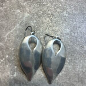 Silver earrings